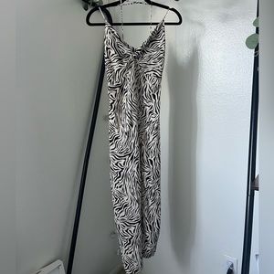 Princess Polly Zebra Print Midi Dress